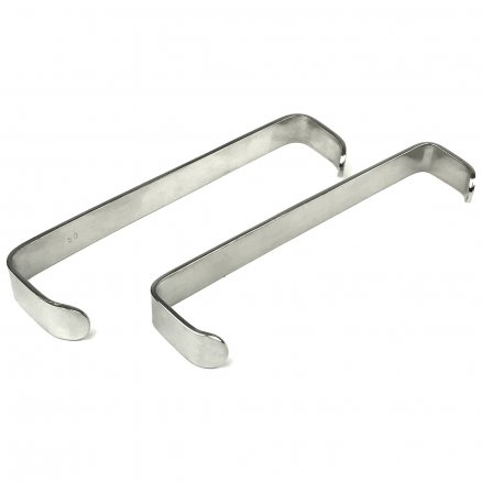 Гачок пластинчастий по Farabeuf, парний. Довжина 12,0 см